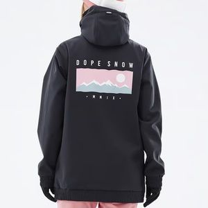 DOPE Snowboard Ski Jacket Women Black Medium Size BRAND NEW